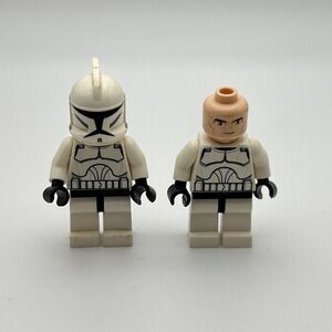 LEGO Star Wars Phase 1 Clone Trooper Lot Sw0201 Clone Wars Minifigures Lot Of 2